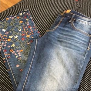 Driftwood Sundance Embroidered Jeans